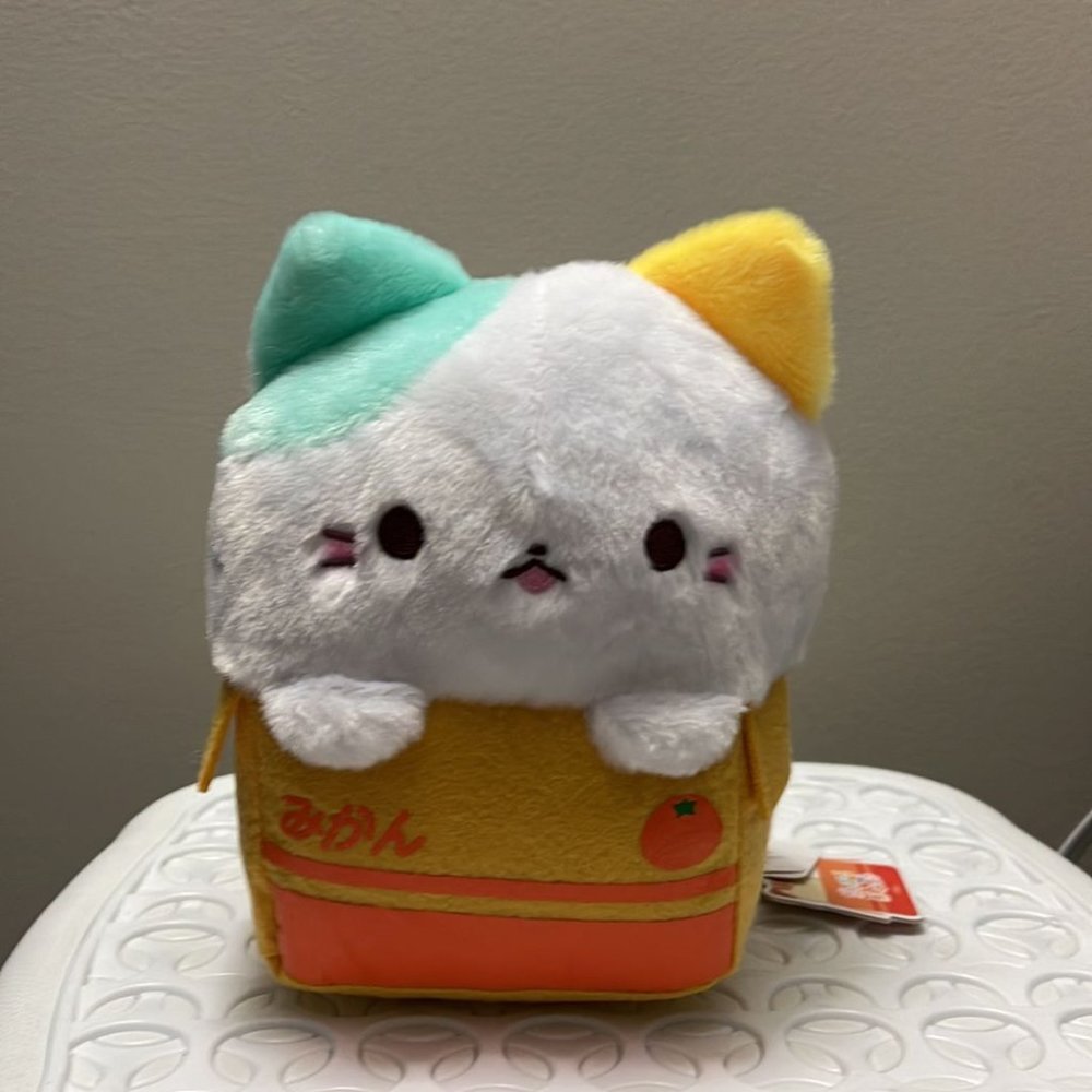 Danbooru Sanego Small Kitten in Cardboard Box plush